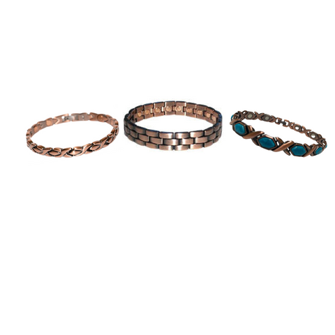 Magnetic Bracelets in Copper