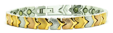 3 Tone Heart Gold V