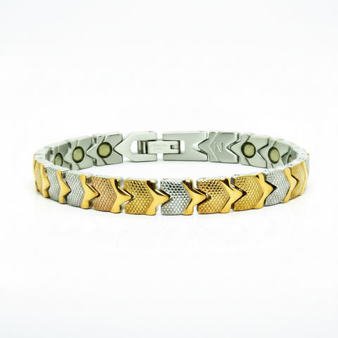 3 Tone Heart Gold V