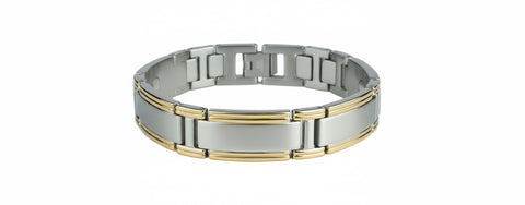 Broad Neo-Magnetic Bracelet-G/S