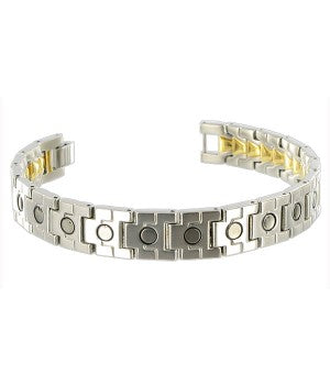 Beautiful Silver Magnetic Titanium Bracelet