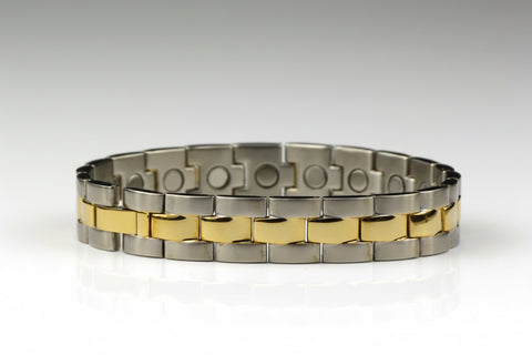 Dark Silver And Gold Titanium