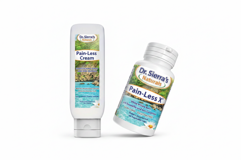 Pain-Less 8oz & X2 Caps Bundle