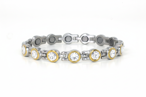 Clear CZ Gold Rim - Clean