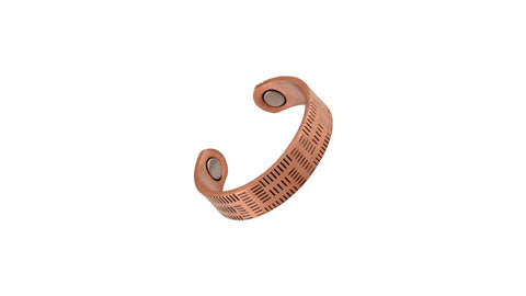 Anillo de cobre con pergamino egipcio