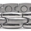 Shiny Silver Stainless Steel Magnetic Bracelet - 3000 Gauss North Pole