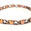 Tobillera antigua con corazones de cobre