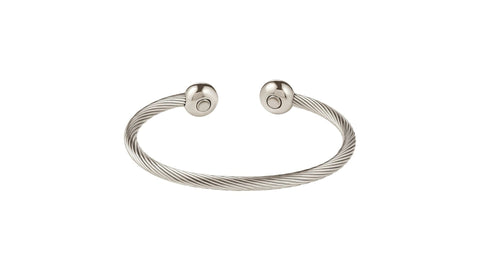All Stainless Magnetic CUFF Silver
