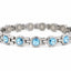 Cristal CZ transparent en argent 