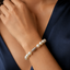 Pearl Bracelet 8mm Magnetic White