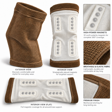 Magnetic Knee Support Sleeve - 32 Magnets