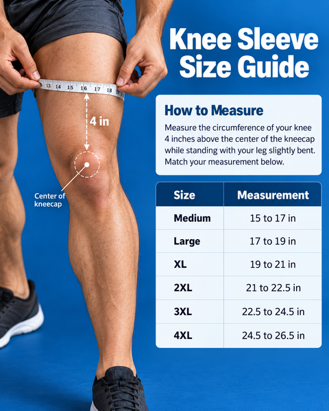 Magnetic Knee Support Sleeve - 32 Magnets