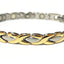 XO 2-Tone Stainless Steel Magnetic Anklet
