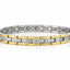 Golfers Gold Rim, Silver In Bracelet