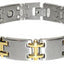 Magnetic Brushed Silver Gold I Titanium