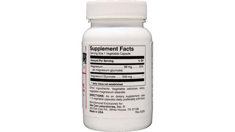 Glycinate de magnésium 500 mg