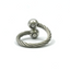 Anillo de cuerda magnética – Todo de plata