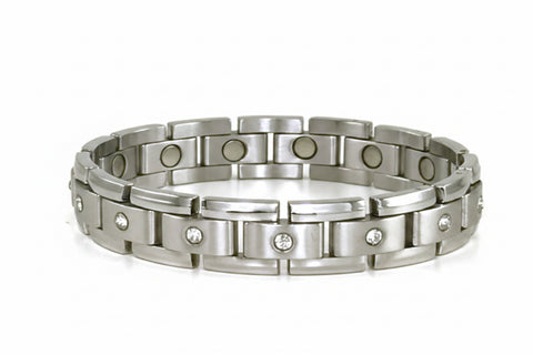 Men's Crystal CZ in Silver