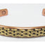 Brazalete de cadena de cobre y oro