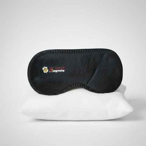 Premium magnetic eye mask with therapeutic magnets for relaxation, sleep support, and eye area pain relief