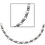 Collar magnético de corazón de plata