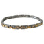 Slim 2 Tone Swirl Equal Sign link Magnetic Bracelet