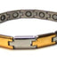 Collar Slinky de oro y plata