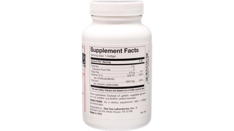 Super-Cal 600 - Calcium with Vitamin D Supplement