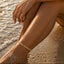 XO 2-Tone Stainless Steel Magnetic Anklet