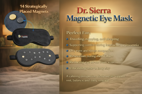 Dr. Sierra Magnetic Eye Mask Banner - Warm Golden Tone