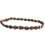 Pulsera o tobillera antigua de corazones de cobre