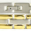 Slim Gold Rim w/ Silver In Bracelet