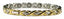 XO 2-Tone Stainless Steel Magnetic Anklet
