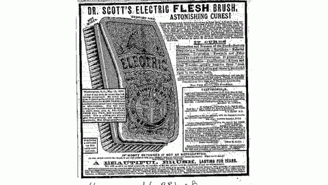 Brosse à cheveux magnétique