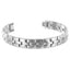 S Smooth Lines Stainless Steel Magnetic Bracelet