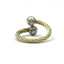 Bague Aimantée Corde – Bicolore & Argentée