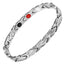 Ionic XO All Silver 4-in-1 Magnetic Therapy Bracelet