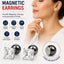 Boucles d'oreilles magnétiques carrées en oxyde de zirconium
